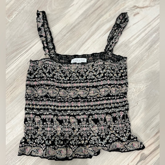 PATRONS OF PEACE Smocked Womens Cami - Picture 5 of 13